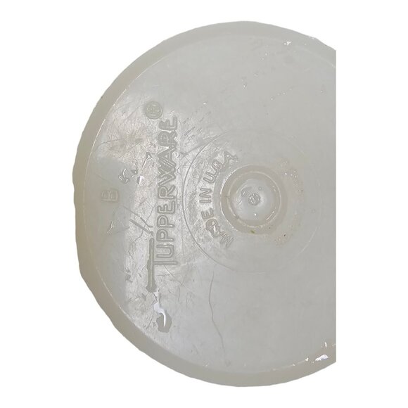 Tupperware Storage Container Bowl 270-8 w/ Lid Retro 70s Kitchen Food Organizer - Picture 7 of 9